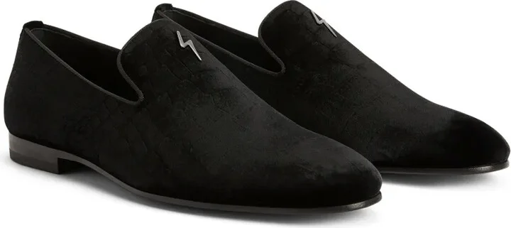 Slip-On Velvet Loafers - Image 2