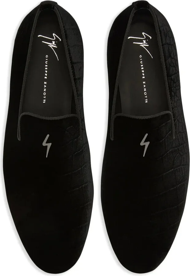 Slip-On Velvet Loafers - Image 4