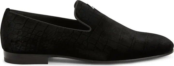 Slip-On Velvet Loafers