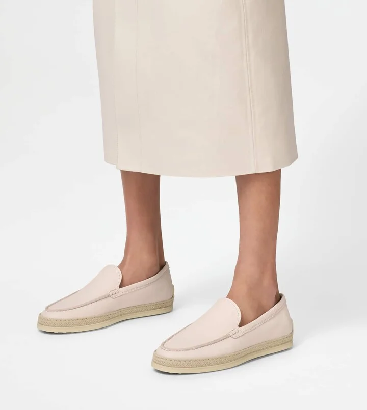 Slipper Loafers in Leather - Image 7