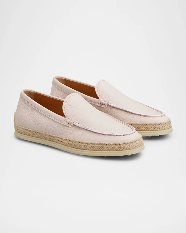 Slipper Loafers in Leather - Image 4