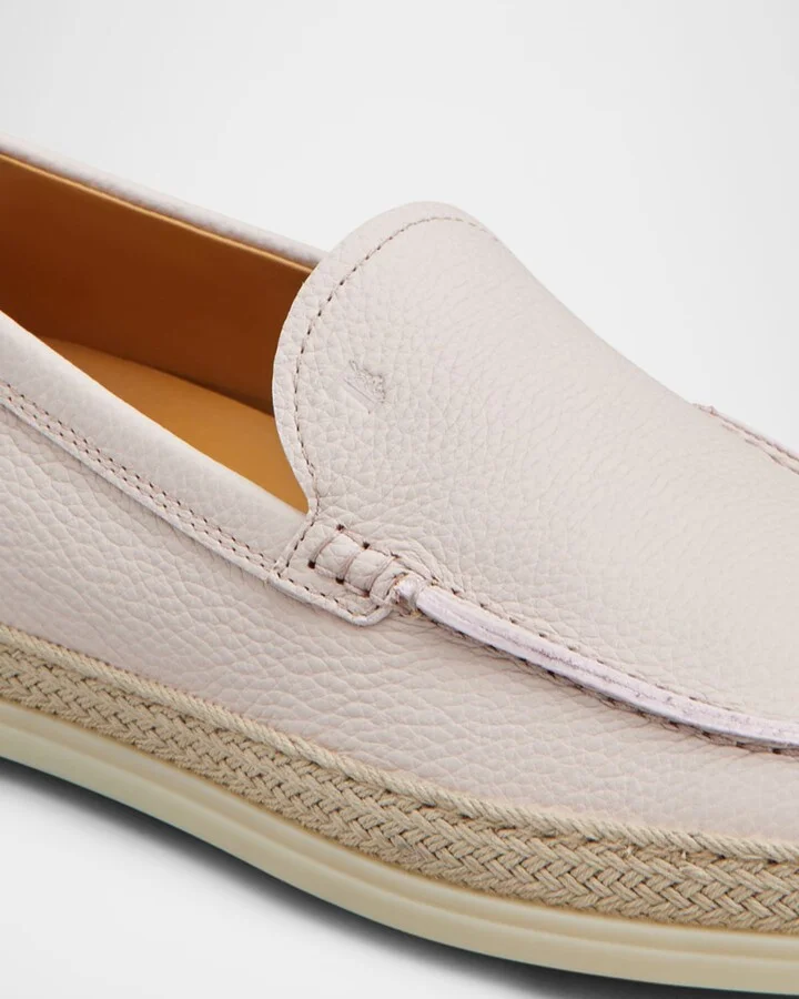 Slipper Loafers in Leather - Image 8