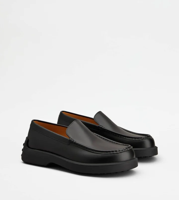 Slipper Loafers in Leather - Image 2