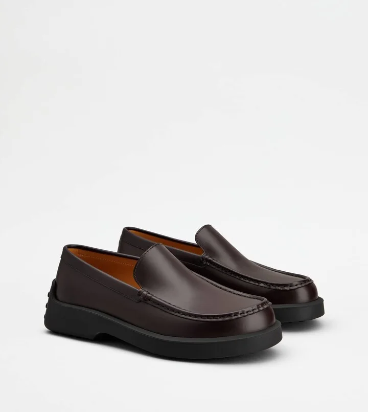 Slipper Loafers in Leather - Image 2