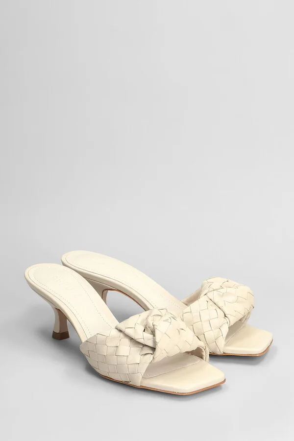 Slipper-mule In Beige Leather - Image 2