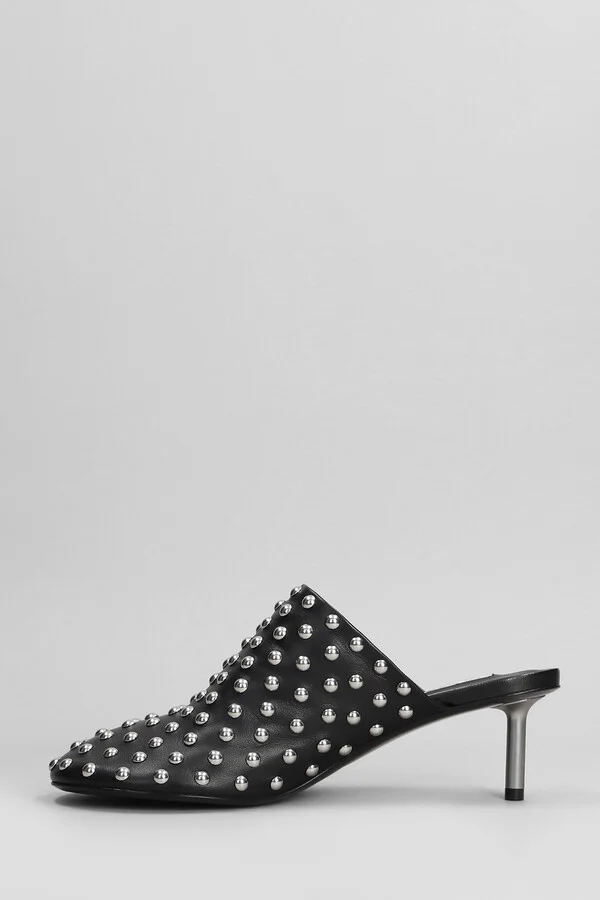 Slipper-mule In Black Leather - Image 3