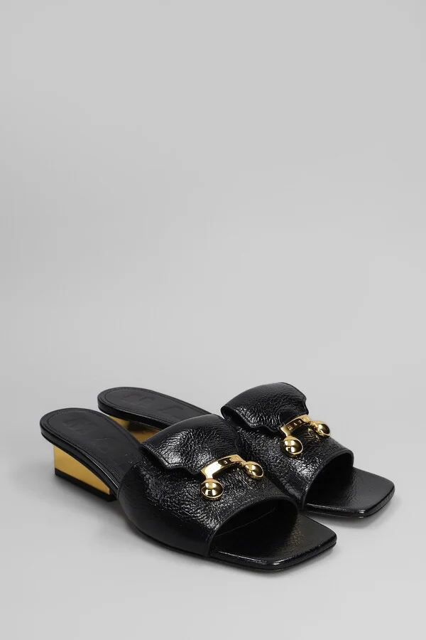 Slipper-mule In Black Leather - Image 2