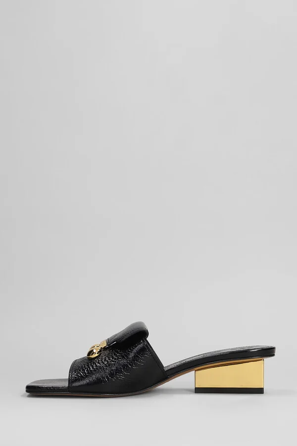 Slipper-mule In Black Leather - Image 3