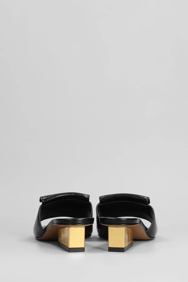 Slipper-mule In Black Leather - Image 4