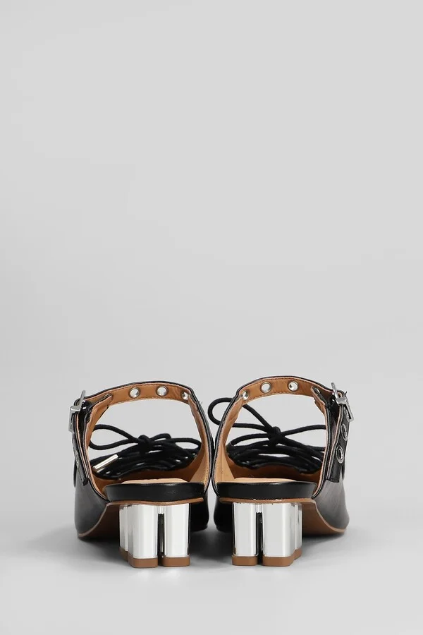 Slipper-mule In Black Polyuretan - Image 4