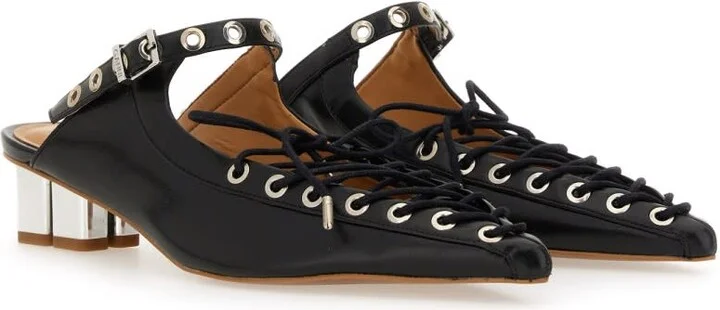 Slipper-mule In Black Polyuretan - Image 2