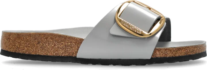 Slippers Madrid Big Buckle, , - Grey