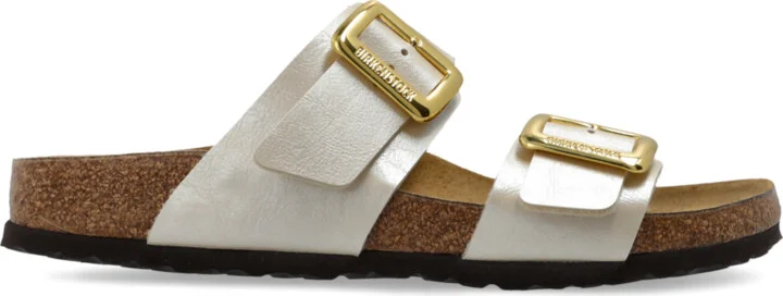 Slippers Sydney Cushion Buckle, , - Cream