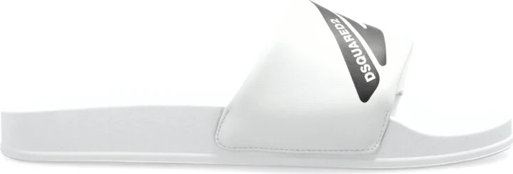 Slippers With Logo, , - White