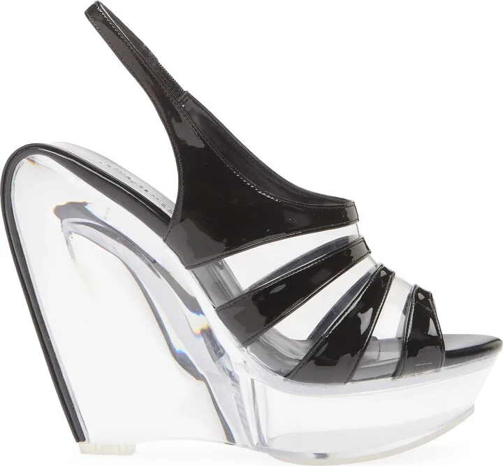 Slo Mo Slingback Platform Wedge Sandal - Image 3