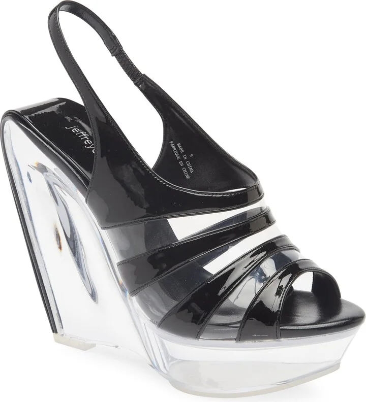 Slo Mo Slingback Platform Wedge Sandal