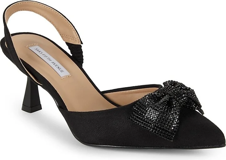 Sloan 82MM Embellished Slingback Pumps - Image 2