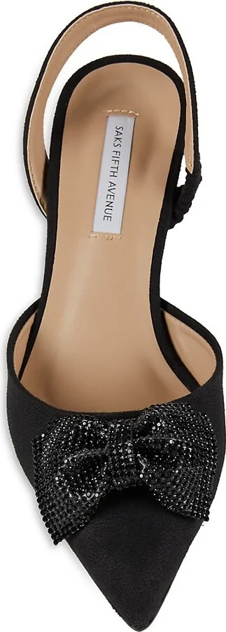 Sloan 82MM Embellished Slingback Pumps - Image 5