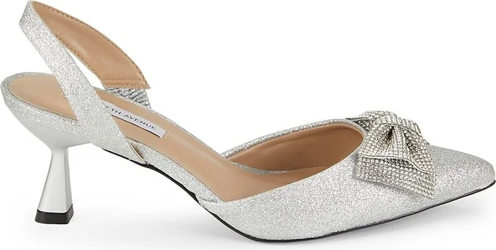 Sloan 82MM Embellished Slingback Pumps