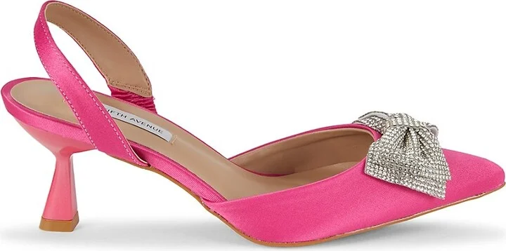 Sloan 82MM Embellished Slingback Pumps