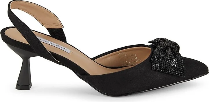 Sloan 82MM Embellished Slingback Pumps