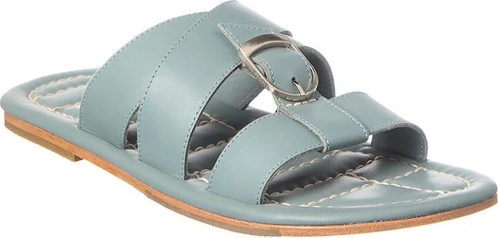 Sloan Buckle Leather Sandal