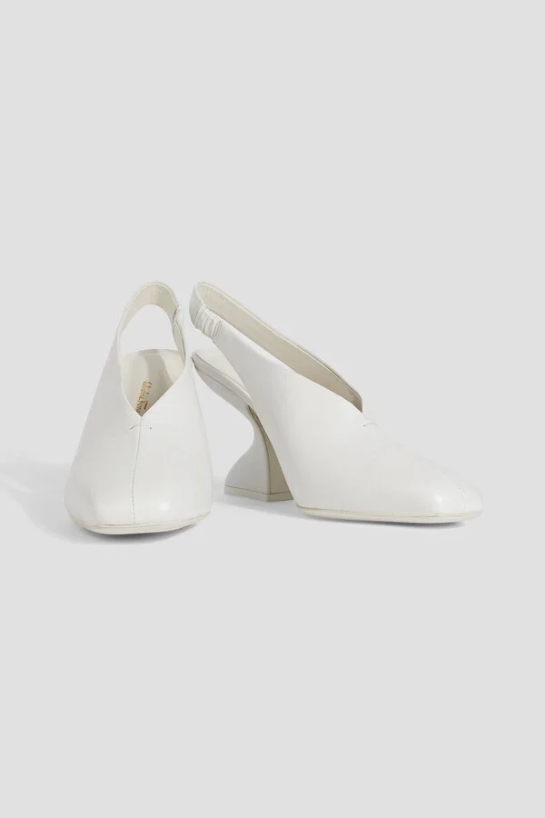 Sloane 85 leather slingback pumps - Image 2