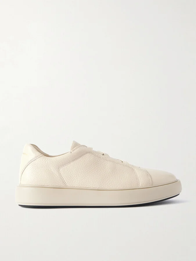 Slouch 001 Full-Grain Leather Sneakers