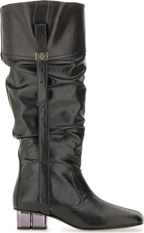 Slouchy Boot butterfly