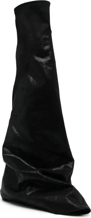 Slouchy Layered Knee-High Boots - Image 2