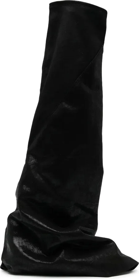 Slouchy Layered Knee-High Boots