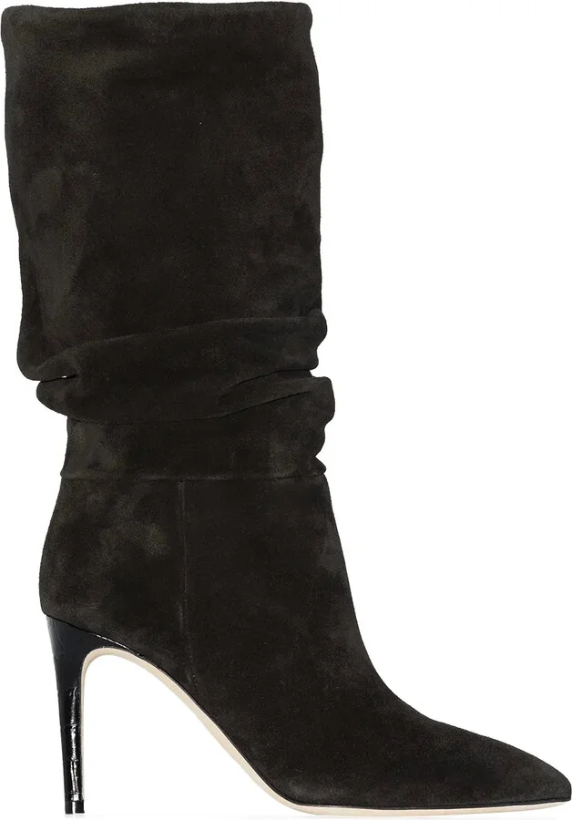 Slouchy Suede 85mm Ankle Boots