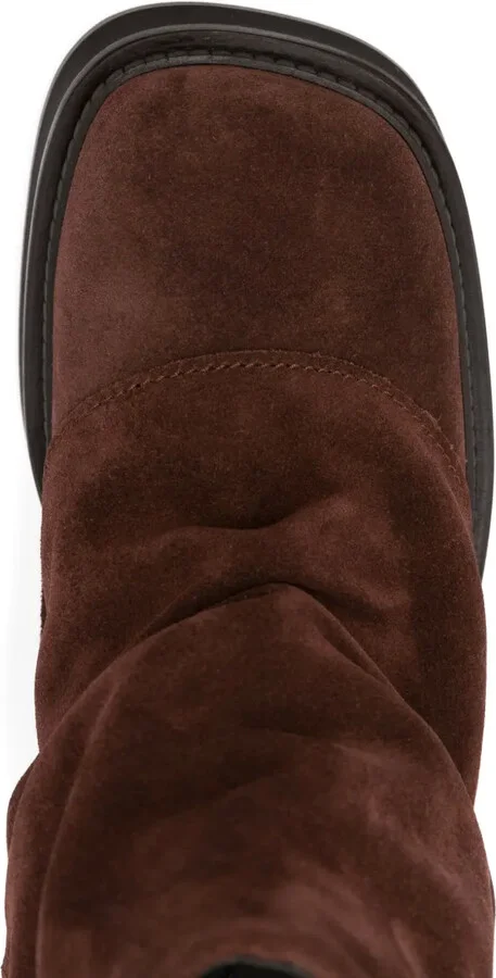 Slouchy Suede Boots - Image 4