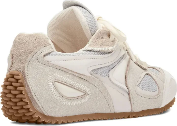 Slow leather mesh-panel sneakers - Image 3