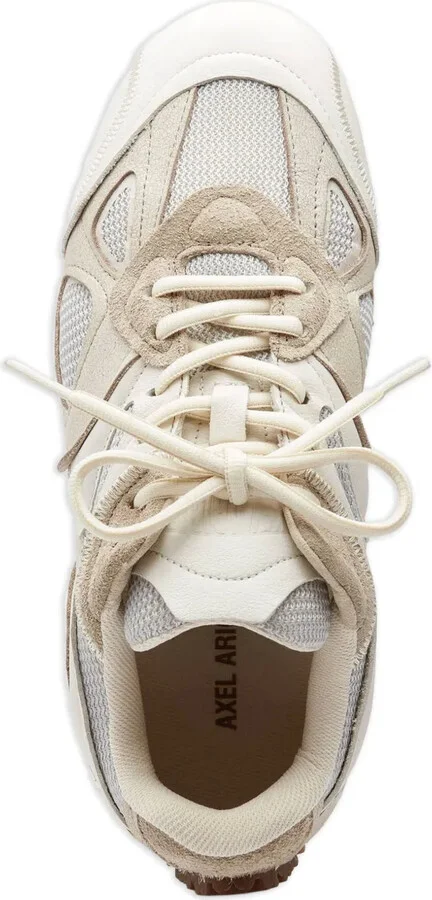 Slow leather mesh-panel sneakers - Image 4