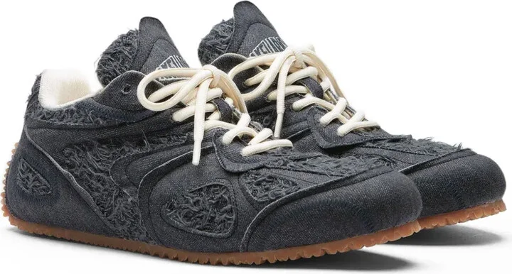 Slow Runner frayed-denim sneakers - Image 2