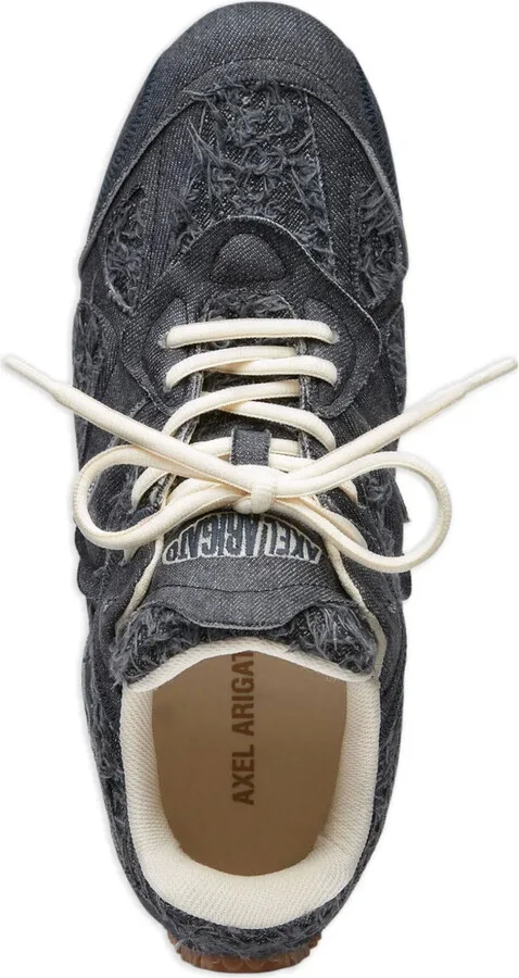 Slow Runner frayed-denim sneakers - Image 4