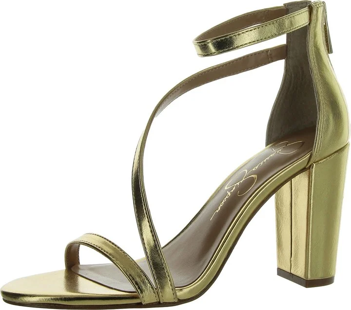 Sloyan Womens Metallic Heels
