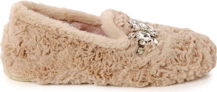 Slumber Party Faux Fur Loafer Slipper - Image 3