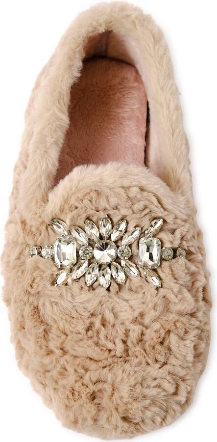 Slumber Party Faux Fur Loafer Slipper - Image 5