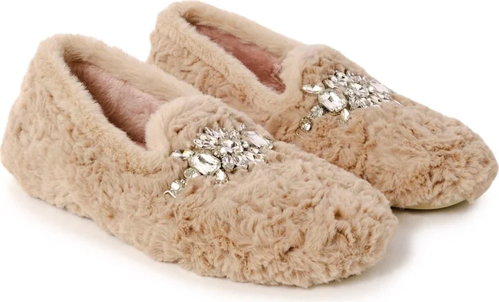 Slumber Party Faux Fur Loafer Slipper - Image 6