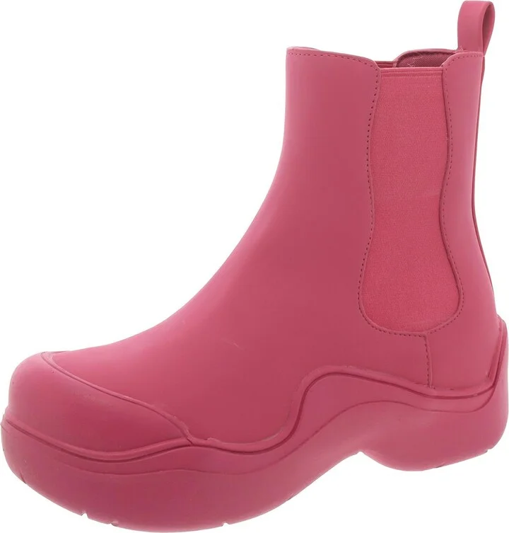 Slushy Womens Padded Insole Round Toe Booties