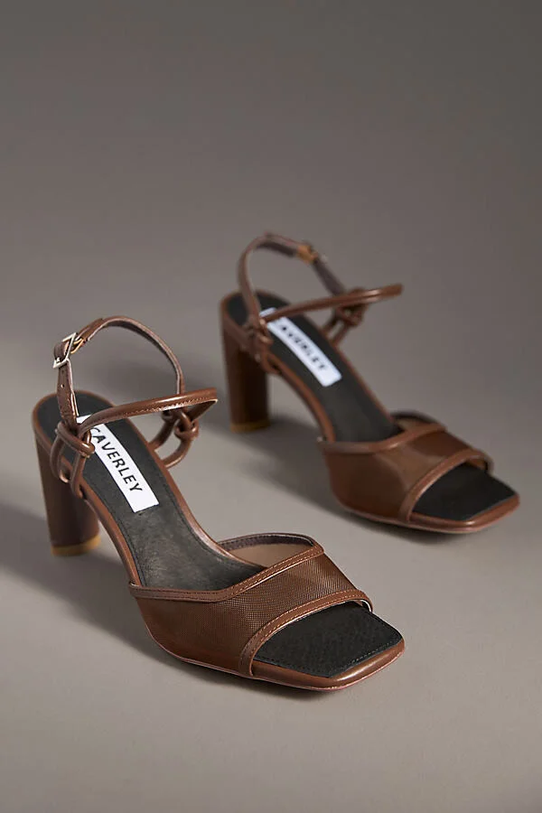 Sly Mesh Square-Toe Heels - Image 2
