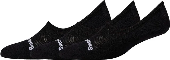 Smartwool Everyday Cushion No Show 3-Pack Crew Cut Socks Shoes Black : LG (US Men's Shoe 9-11.5 - Women's Shoe 10-12.5), Merino/Nylon/Wool