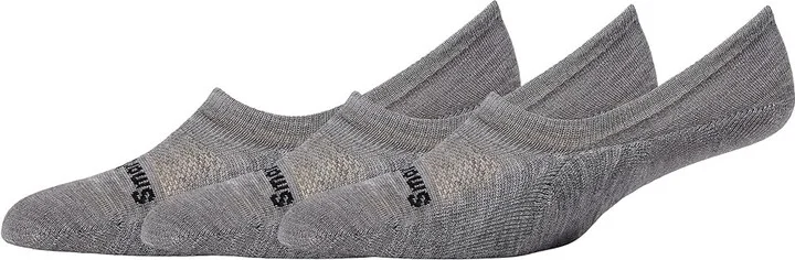 Smartwool Everyday Cushion No Show 3-Pack Crew Cut Socks Shoes Light Gray : LG (US Men's Shoe 9-11.5 - Women's Shoe 10-12.5)