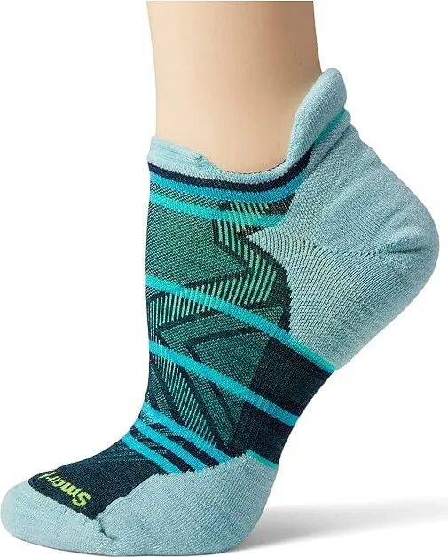 Smartwool Run Targeted Cushion Stripe Low Ankle Women's Low Cut Socks Shoes Twilight Blue : SM (Women's Shoe 4-6.5), Merino/Nylon/Wool
