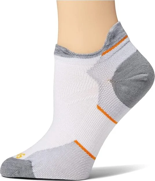 Smartwool Run Zero Cushion Low Ankle Women's Low Cut Socks Shoes White : SM (Women's Shoe 4-6.5), Merino/Mesh/Nylon