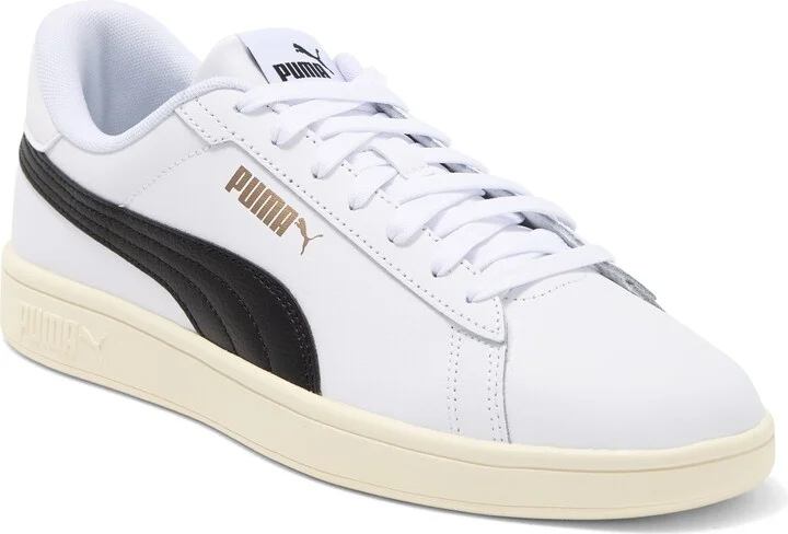 PUMA WHITE-BLACK-GOLD-IVORY