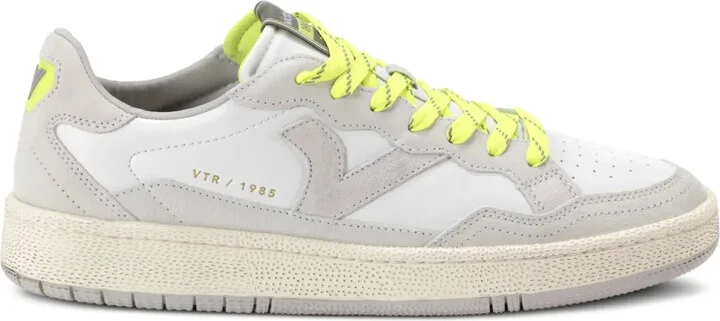 Smash leather panelled sneakers
