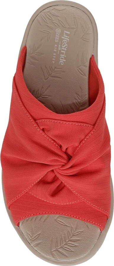 Smile 3 Open Toe Wedge Slide Sandal - Wide Width Available - Image 5